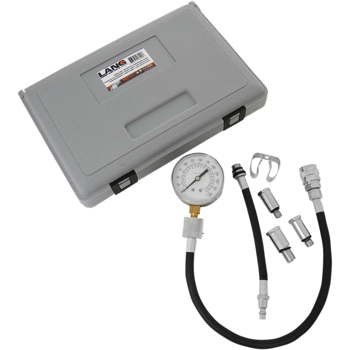 LANG TOOLS 3801-0250 TU310-PB "Hands-Free" Motorcycle Compression Tester Compression Tester
