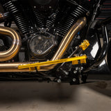 THRASHIN SUPPLY CO. 1610-0764 TSC-2221-5 Aggressor Brake Pedal gold - touring