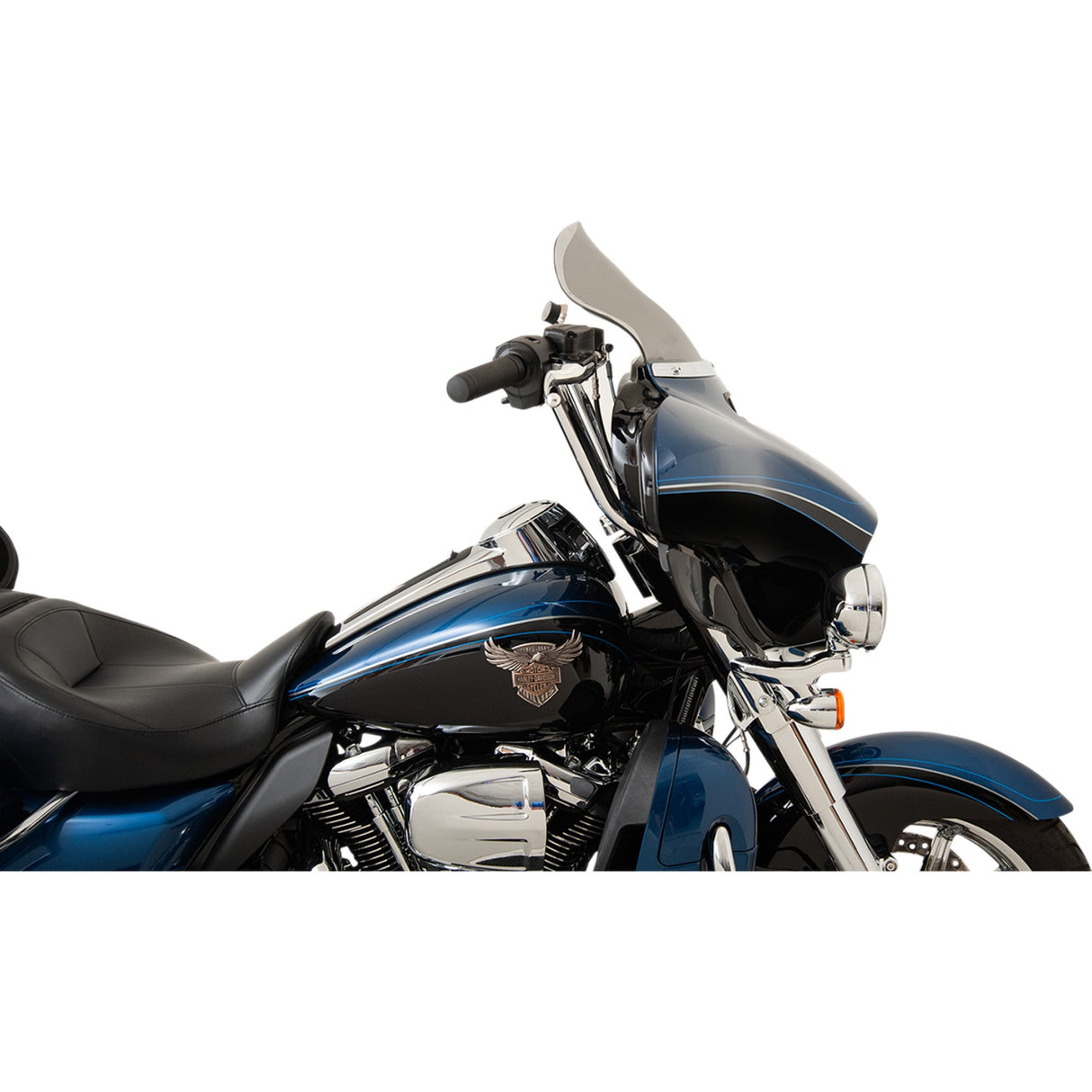 Klock Werks Flare® Windshield 10-1/2" Tinted - KWW-01-0468 For Harley Touring 2014-2025