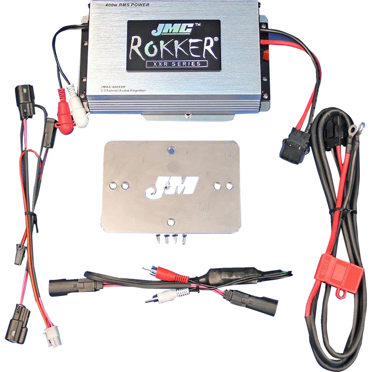 J & M Amplifier Kit - JMA6-400HR15 For Harley Road Glide 2015-2025