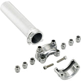 BILTWELL 0632-0628 6602-303-01 1" Whiskey Throttle Assembly Throttle - Dual Cable - Whiskey - Polished
