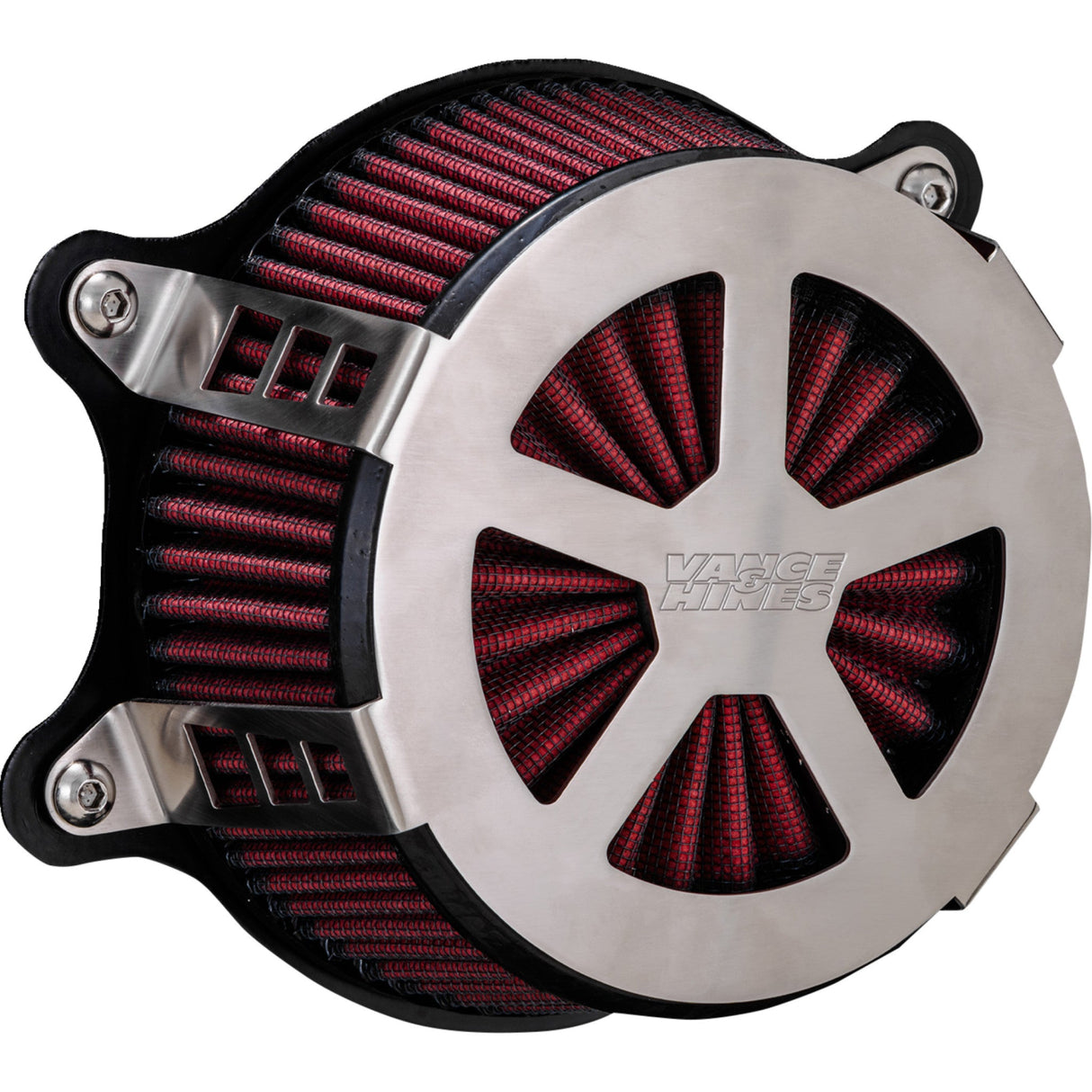 VANCE & HINES 1010-3123 71464 VO2 Radiant V Air Intake - Brushed