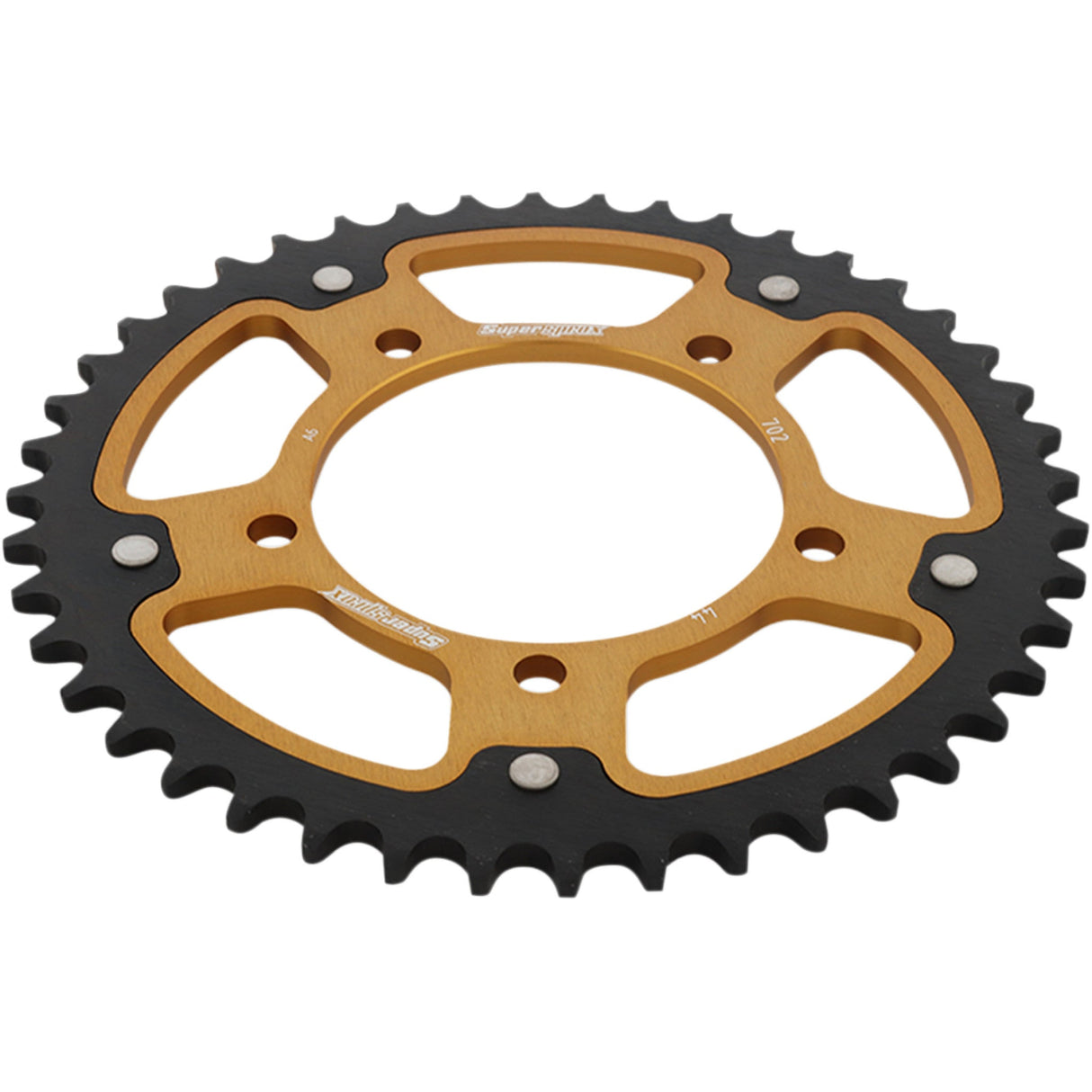 SUPERSPROX 1210-2019 RST-702-44-GLD Stealth Rear Sprocket 44 tooth - gold - aprilia