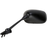 EMGO 0640-0682 20-37482 OEM-Style Replacement Mirror Mirror - Side View - Rectangle - Black - Left