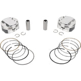 JE Pistons Piston Kit 4.075" Bore 4.625" Stroke 11.5:1 CR 121" M8 - 400173 For Harley Touring 2023