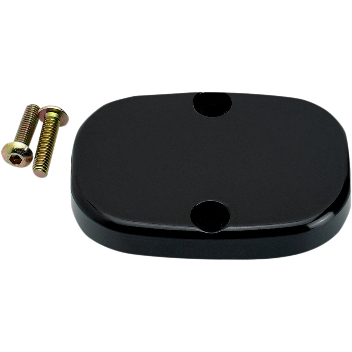JOKER MACHINE 1731-0552 08-010B Master Cylinder Cover - Smooth - Black - FL
