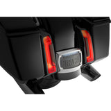 Ciro License Plate Frame LED Curved Chrome - 40500 For Harley Touring 2009-2026