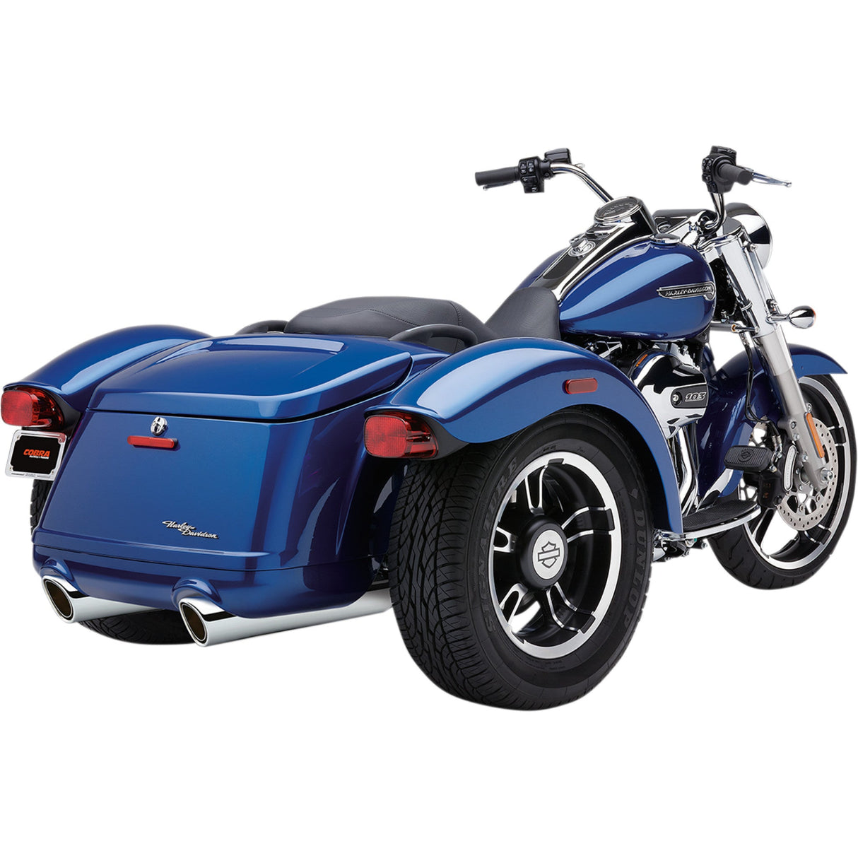 Cobra 909 Slip-On Mufflers Flrt - 6302 For Harley Freewheeler 2015-2025