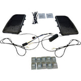 Custom Dynamics Lower Fairing Amber White Light Inserts - CD-LF-AW-B For Harley Touring 2014-2025
