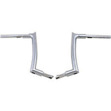FAT Baggers INC. 1-1/2" EZ Install Pointed Top Handlebar 12" Chrome - 807012 For Harley Touring 2008-2016