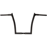 FAT Baggers INC. 1-1/4" EZ Install Pointed Top Handlebar 14" Black - 906014-B For Harley Road Glide 2015-2022