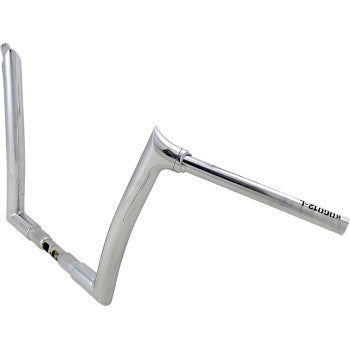 FAT Baggers INC. 1-1/2" EZ Install Pointed Top Handlebar 12" Chrome - 806012 For Harley Road Glide 2015-2020