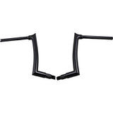 FAT Baggers INC. 1-1/2" EZ Install Pointed Top Handlebar 12" Black - 806012-B For Harley Road Glide 2015-2020