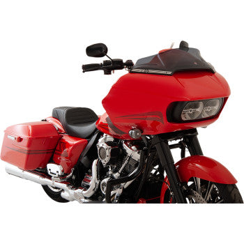 Klock Werks Sport Flare® Windshield 6" Dark Smoke - KWW-01-0402 For Harley Road Glide 2015-2025