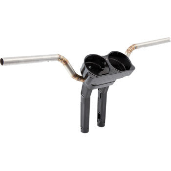 Arlen Ness Method Kickback Handlebar Riser 10" Black - 520-032 For Harley Touring 2015-2024