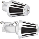 Arlen Ness Monster Sucker® Air Cleaner Kit — Deep Cut Chrome - 81-032 For Harley Motorcycles 2017-2025