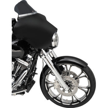 Klock Werks Flare® Windshield 6-1/2" Smoke - KWW-01-0199 For Harley Touring 1996-2013