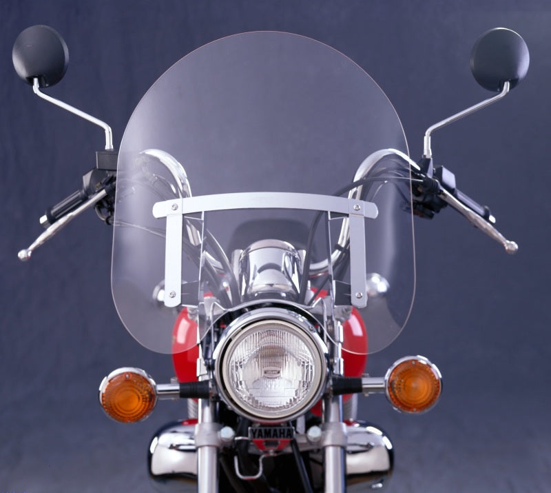 National Cycle NC125A 83-22 Harley XL/FXR/D/17-25 Hon/07+ Kaw Dakota 3 W/low Turn Signals Windshield-clr