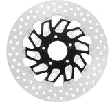 Performance Machine Disc Carr 11.8 Supra Rear Lt Contrast Cut Platinum - 0133-1802SUPRS-BMP For Harley Touring 2008-2021