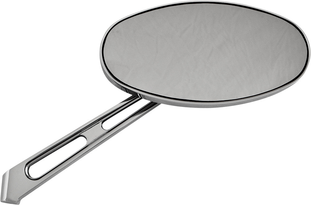 Harddrive 820-0803L 60-0036SSL SMOOTH OVAL MIRROR CHROME LEFT 6"