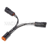 Namz V-Twin Touring & Trike Models Plug-N-Play Power Port Y-Adapter - NOBD-PYH For Harley Touring 1994-2013