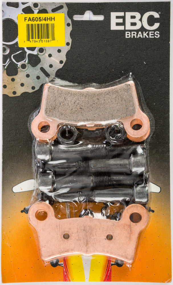 Ebc Brake Pads Double-H Sintered - FA605/4HH For Harley Touring 2009-2013