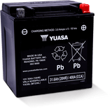 Yuasa Battery YUAM7230L Yuasa YIX30L Maintenance Free AGM 12-Volt Battery