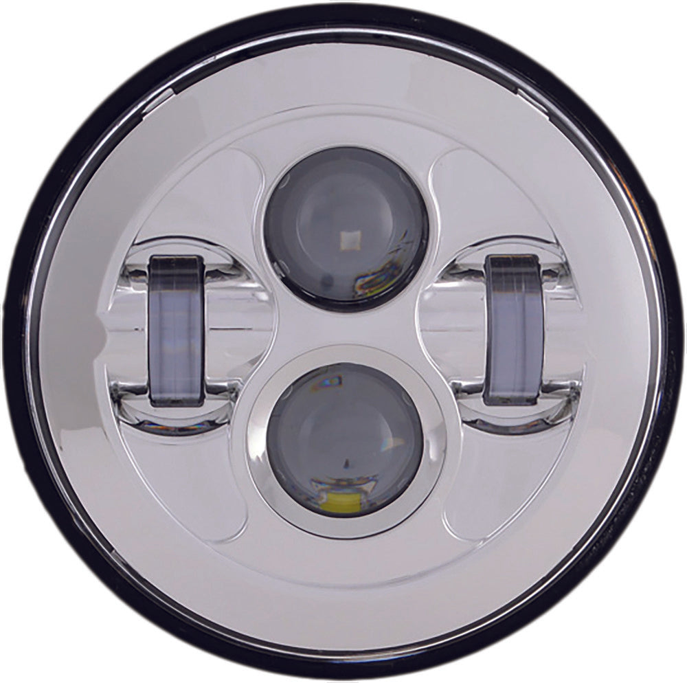 Pathfinder 226-0032 HD7MC HIGH DEFINITION 7" LED HEADLIGHT CHROME
