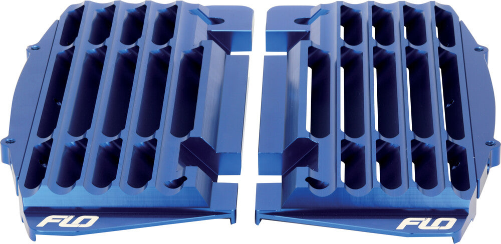Flo Motorsports High Flow Radiator Braces Blue - FLO751BLU KTM Dirt Bikes 2016-2024