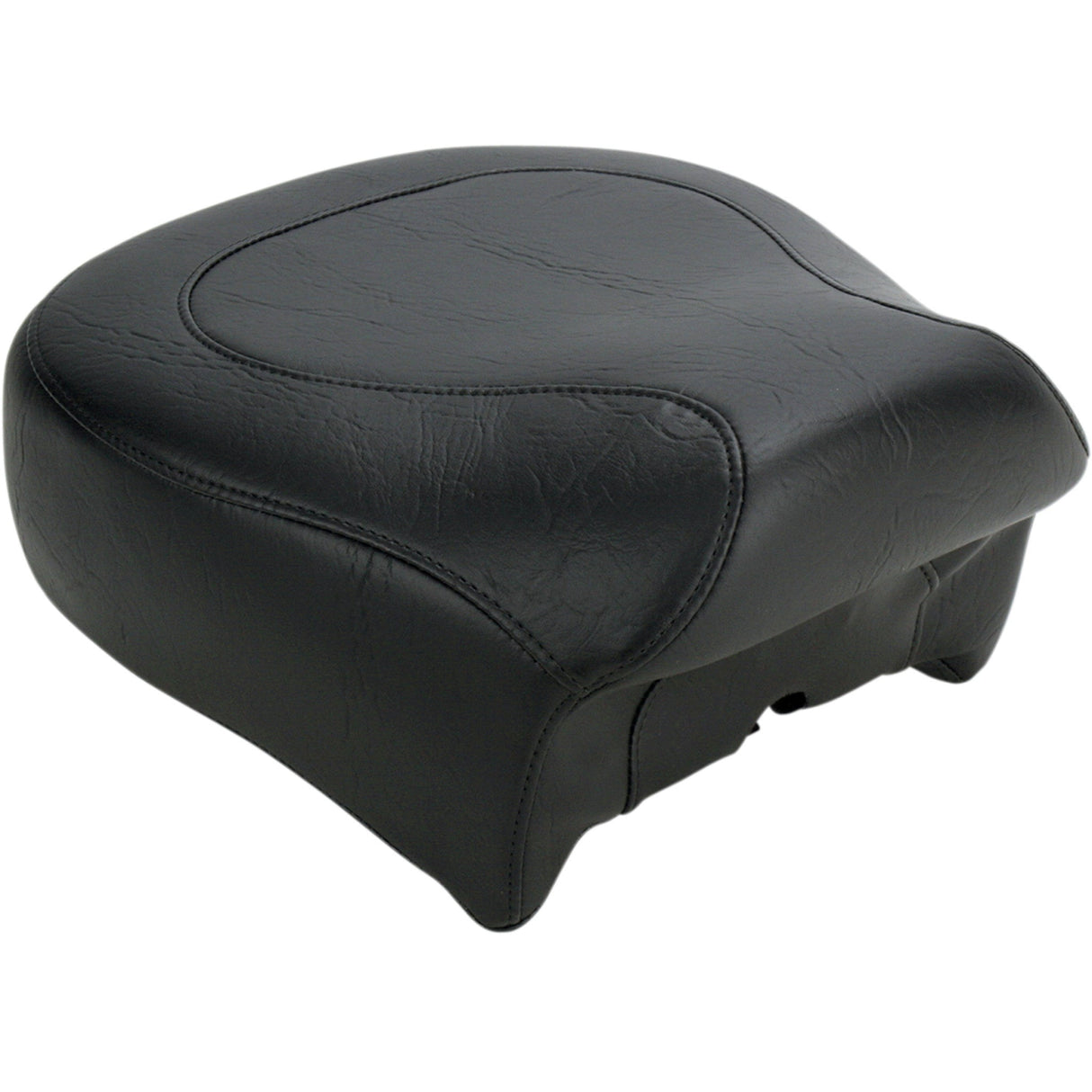 Mustang Wide Rear Seat Smooth Black - 75708 For Harley Sportster 1996-2003