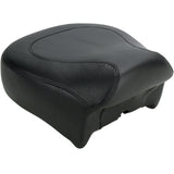 Mustang Wide Rear Seat Smooth Black - 75708 For Harley Sportster 1996-2003