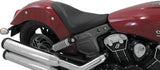 Mustang Motorcycle Mustang Runaround Solo Seat Black - 75368 For Indian Scout 2015-2021