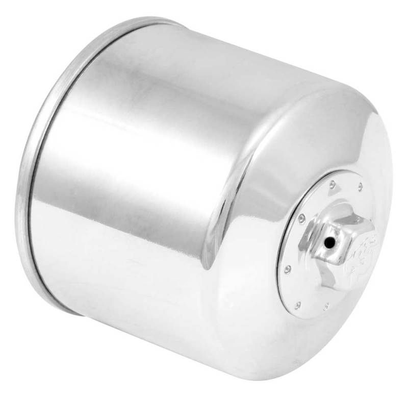 K & N Engineering Oil Filter Powersports Canister Chrome - KN-172C For Harley 1980-1986