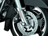 Kuryakyn Lower Leg Deflector Shields Chrome - 7768 For Harley Touring 2000-2013