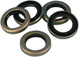 James Gasket James Gaskets Gasket Seal Metal OD Single LIP FLT FXR Fxrs 5/PK - 12043-A For Harley 1984-1986
