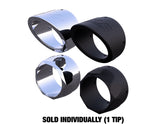 Tab Performance 4.5 inch Exhaust Tips (Sold Individually 1 pc) - Chrome Straight Tips 4.5-EXHAUST-TIPS-C2