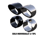 Tab Performance 4.5 inch Replacement Exhaust Tips | Specialty Finishes - Torched Chrome Straight Tips 4.5-EXHAUST-TIPS-SF-T2