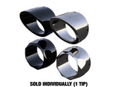 Tab Performance 4.5 inch Replacement Exhaust Tips | Specialty Finishes - Torched Chrome Slash Tips 4.5-EXHAUST-TIPS-SF-T