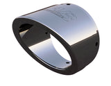 Tab Performance 4.5 inch Replacement Exhaust Tips | Specialty Finishes - Torched Chrome Slash Tips 4.5-EXHAUST-TIPS-SF-T