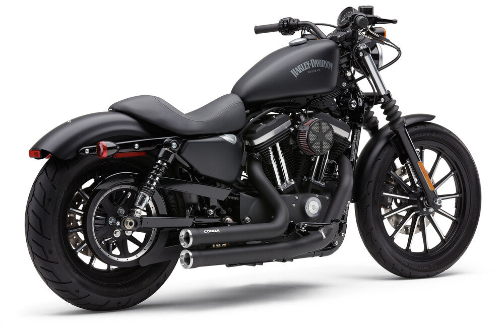 Cobra Speedster Shorts RPT Black Sprtsters - 6785B For Harley Sportster / Sportster S 2014-2022