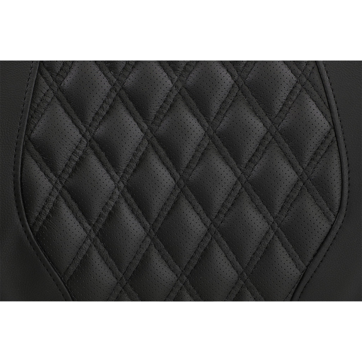 Saddlemen Tour Pak® Backrest Pad RoadSofa Lattice Stitched Seat Black - 814-07-15000 For Harley Touring 2014-2026