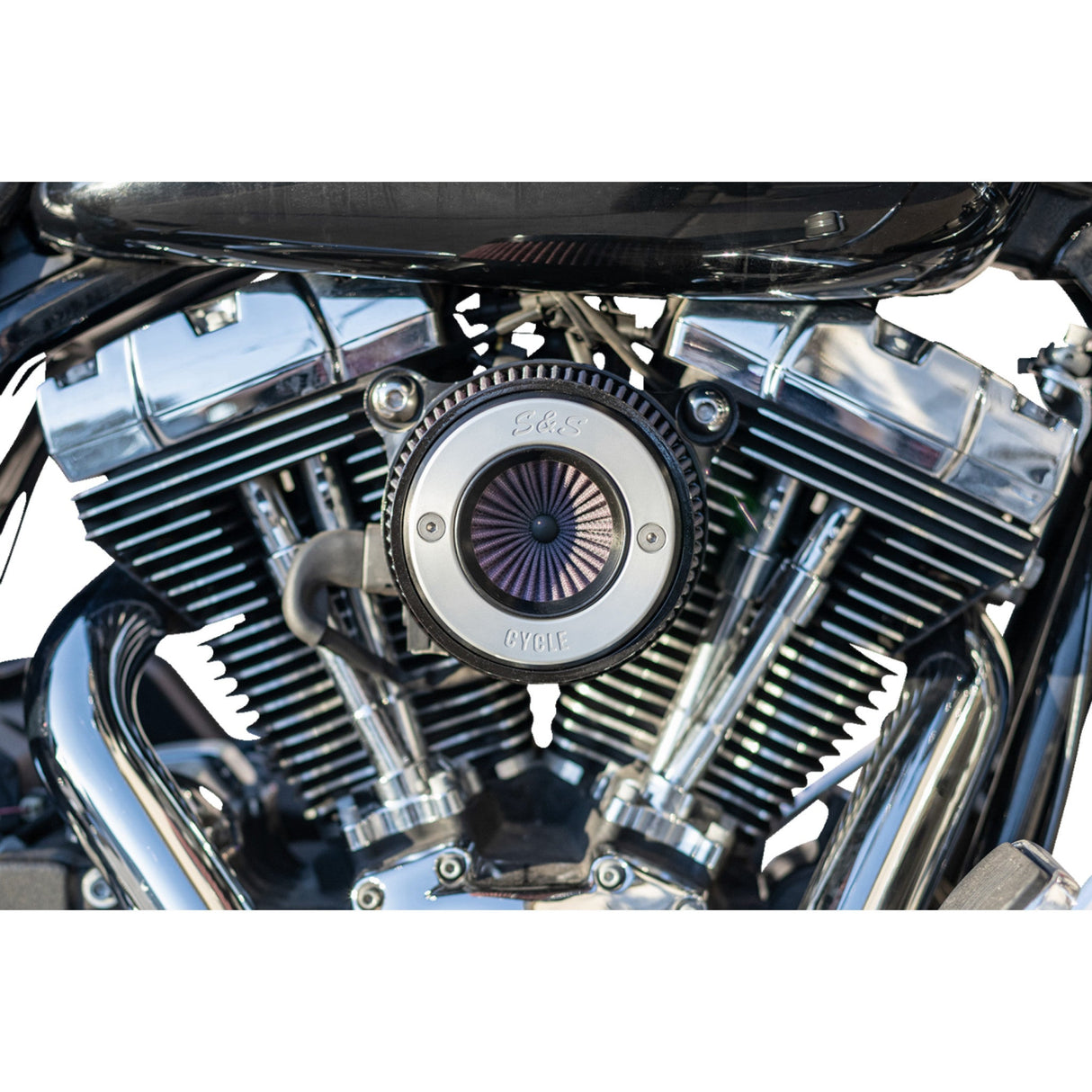 S&s Cycle Stealth Air Cleaner - 170-0715A For Harley Motorcycles 2008-2017