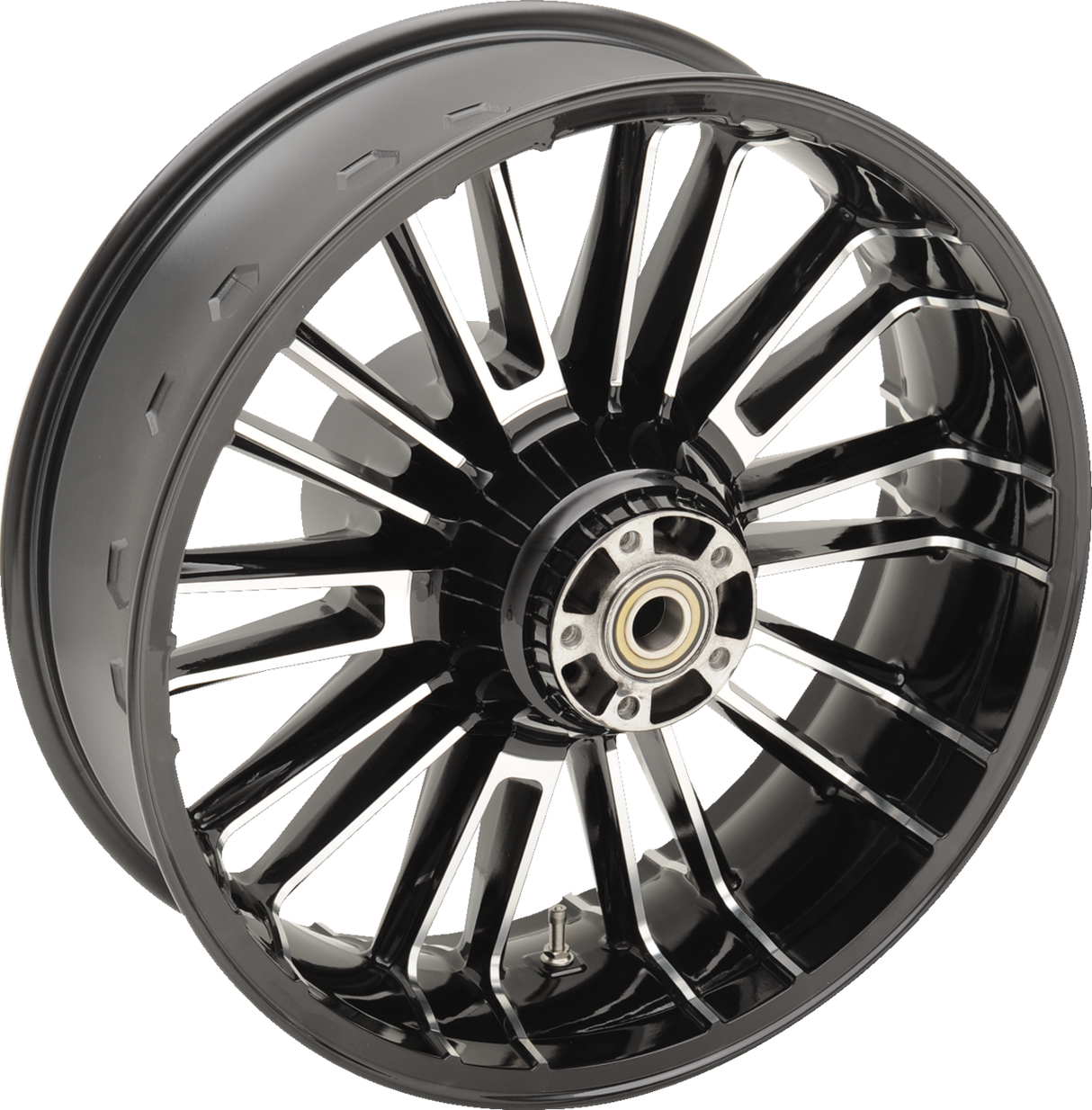 Wheel - Atlantic 3D - Rear - Single Disc/with ABS - Black Cut - 18x5.5 - 0202-2189