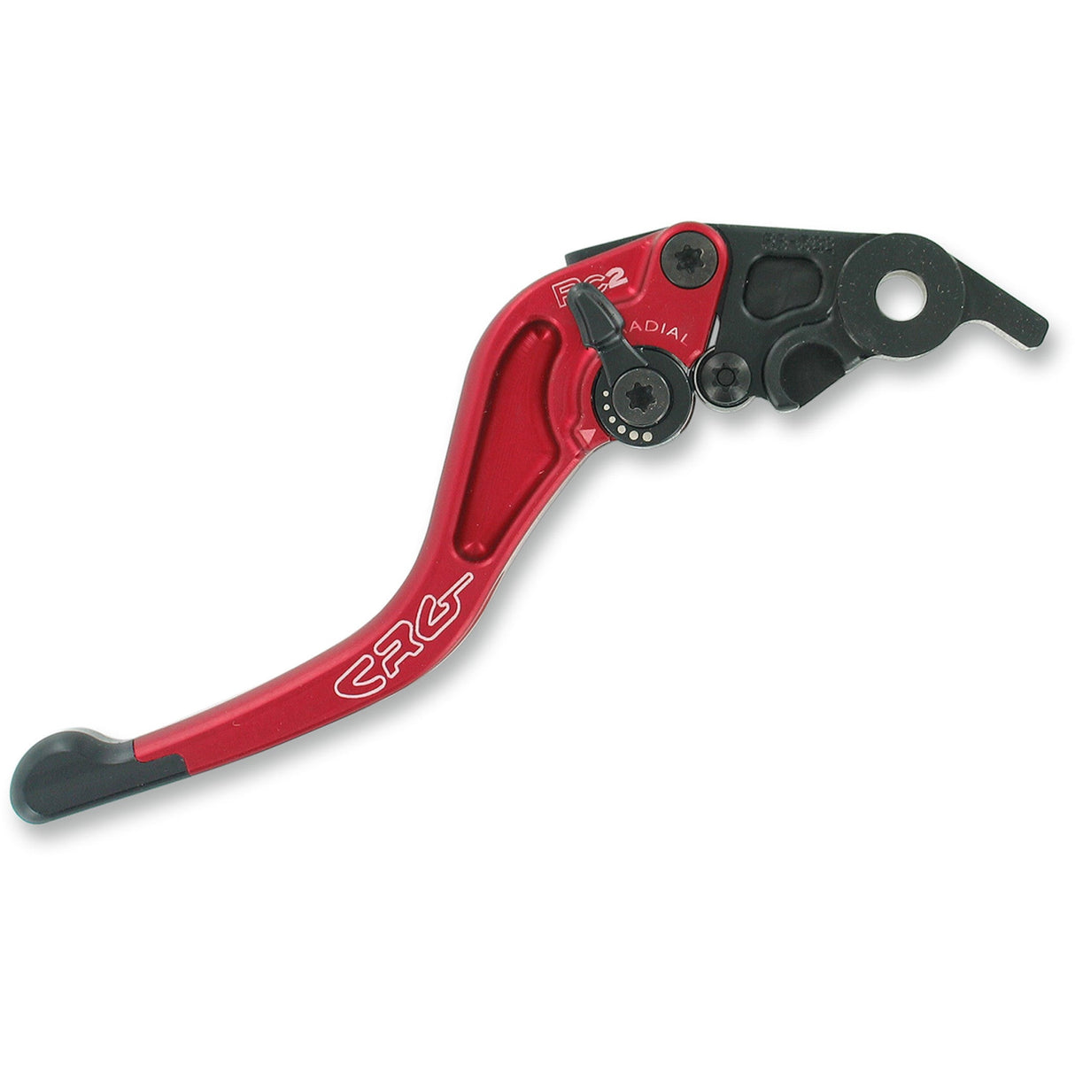 CRG RC2 Shorty Clutch Lever Red - 2RB-522-H-R For Ducati Motorcycles 2003-2020 | Aprilia 1000 Mille Factory 2004-2008