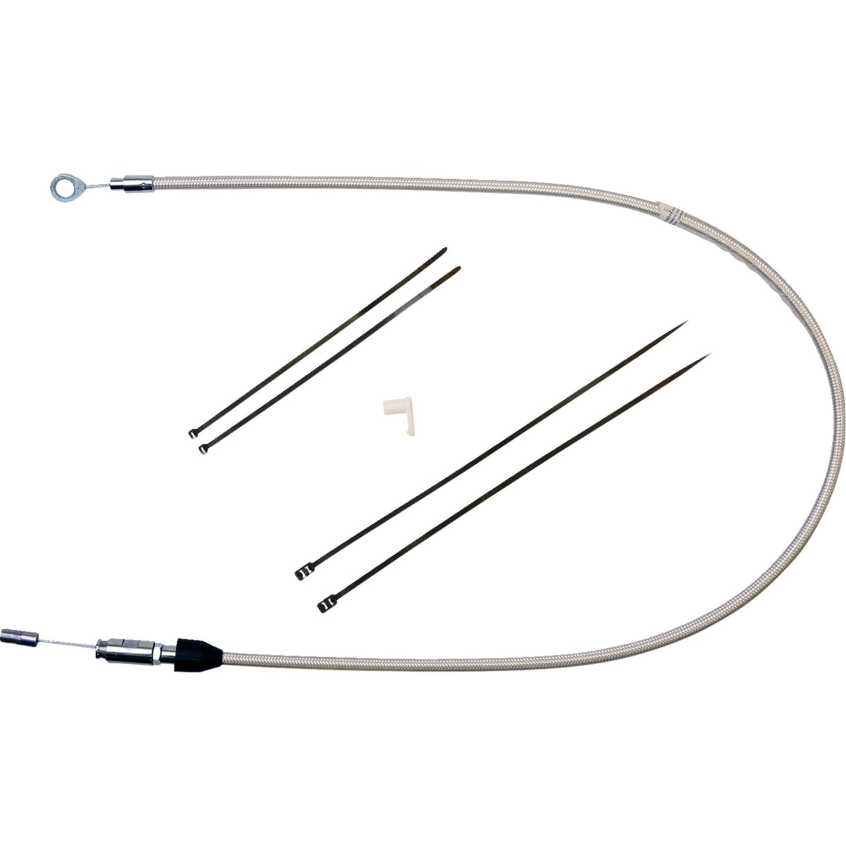 MAGNUM SHIELDING 0652-3057 523401HE Polished Stainless Quick Connect Upper Clutch Cable