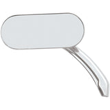 Drag Specialties Oval Mirror Side View Oval Chrome Each