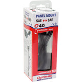 TECMATE 3807-0400 O-40 Weatherproof SAE Thin Panel Mount Socket O-40 long