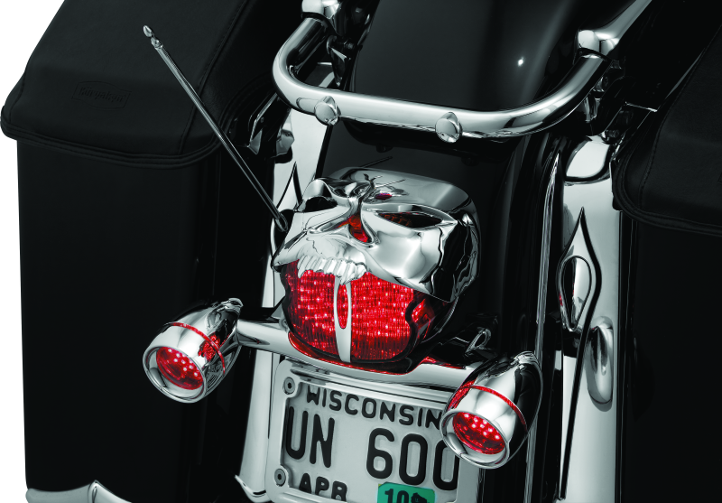 Kuryakyn 9009 Zombie Taillight Cover Chrome