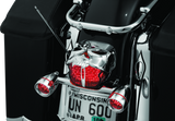 Kuryakyn 9009 Zombie Taillight Cover Chrome