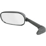 EMGO 0640-0184 20-80552 OEM-Style Replacement Mirror Mirror - Side View - Rectangle - Black - Left